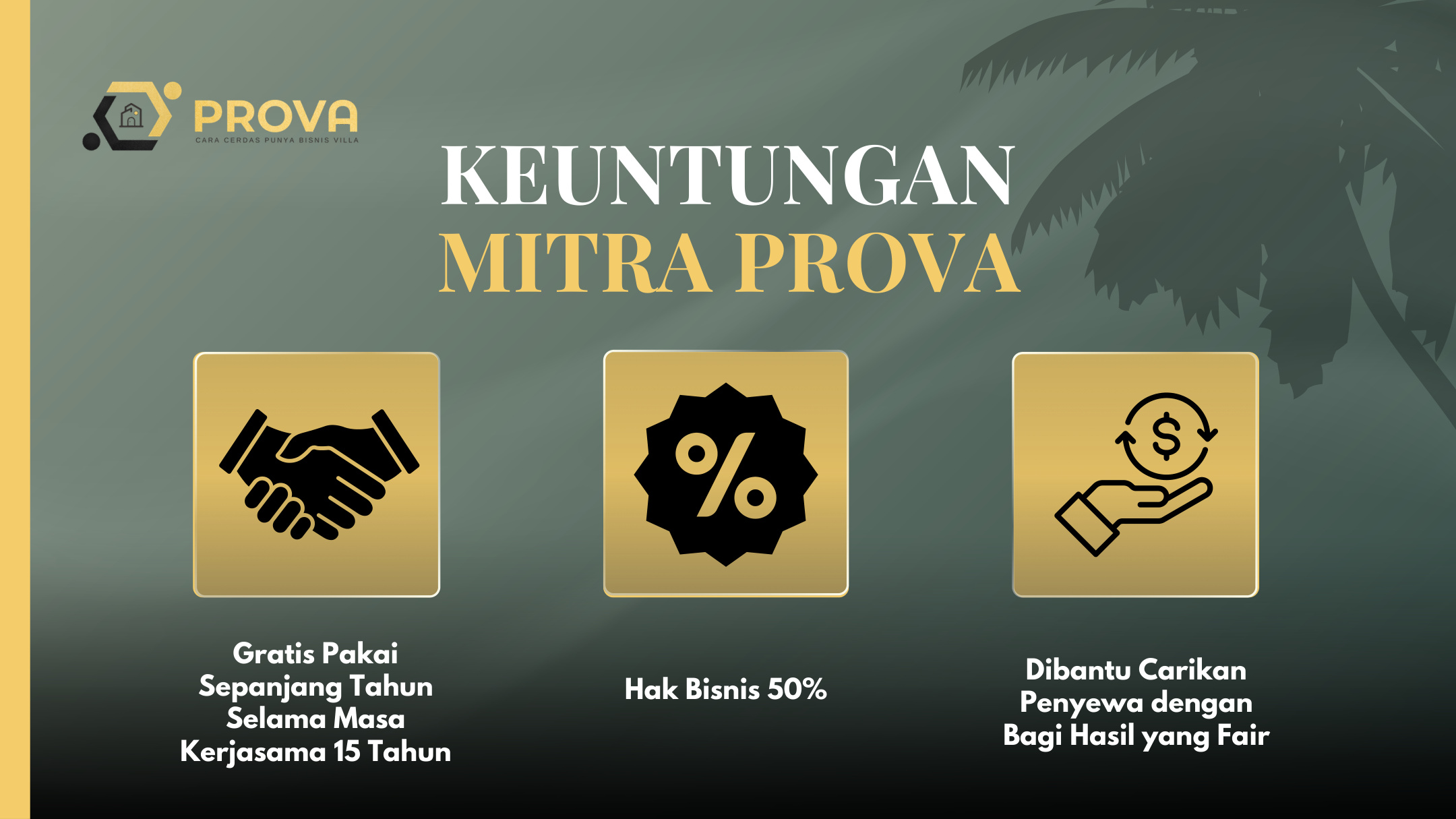 Benefit mitra PROVA Bali