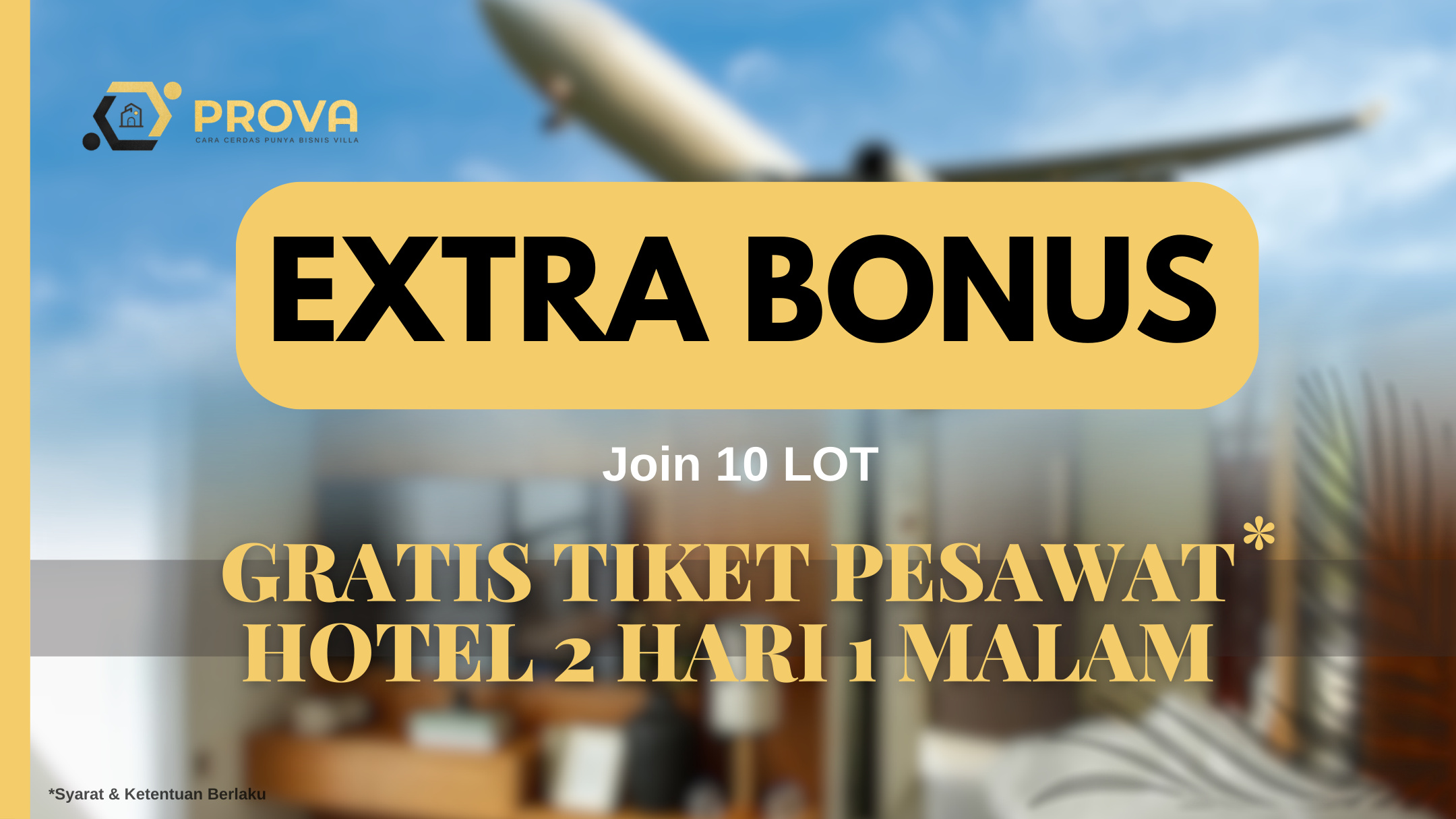Extra bonus PROVA untuk join 10 lot